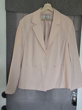 Le Suit Women's Light Pink Blazer Size 20W
